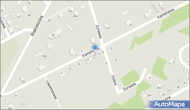 Wyszków, Kameralna, 12, mapa Wyszków