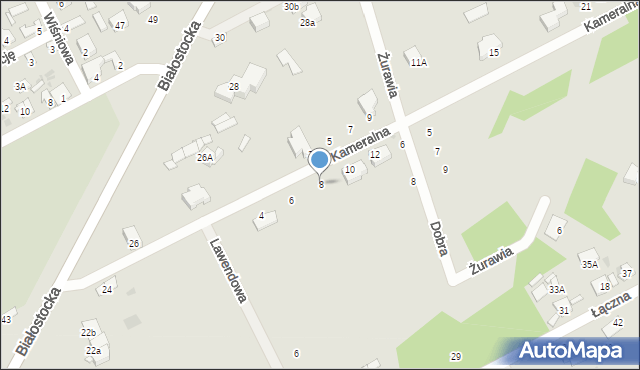 Wyszków, Kameralna, 8, mapa Wyszków