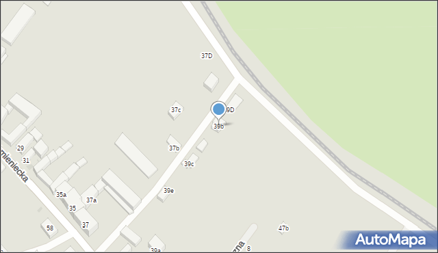 Ząbkowice Śląskie, Kamieniecka, 39b, mapa Ząbkowice Śląskie