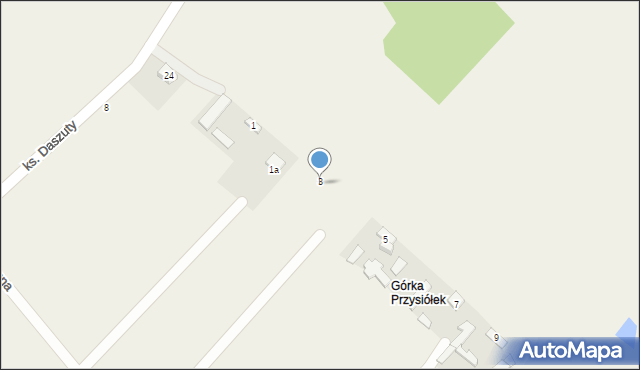 Zaborze, Kamienna, 3, mapa Zaborze