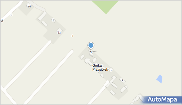 Zaborze, Kamienna, 5, mapa Zaborze