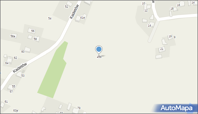 Żarki, Kadetów, 45b, mapa Żarki