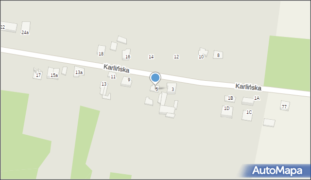 Zawiercie, Karlińska, 7, mapa Zawiercie