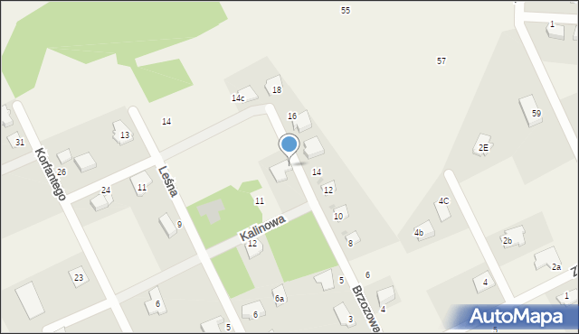 Zbrosławice, Kalinowa, 13, mapa Zbrosławice