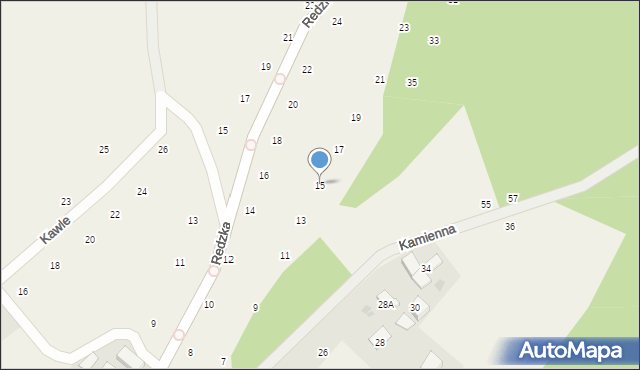 Zbychowo, Kamienna, 15, mapa Zbychowo