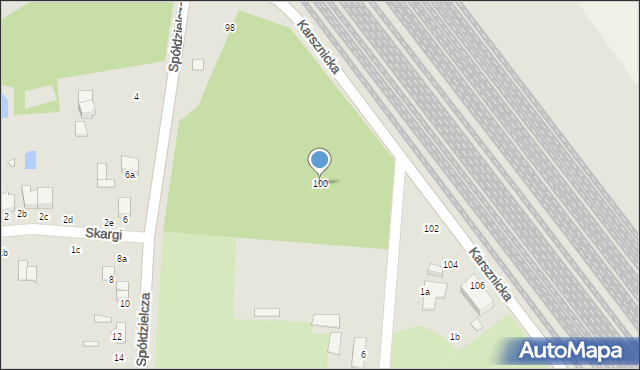 Zduńska Wola, Karsznicka, 100, mapa Zduńska Wola