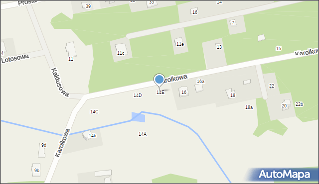 Żelechów, Karolkowa, 14E, mapa Żelechów