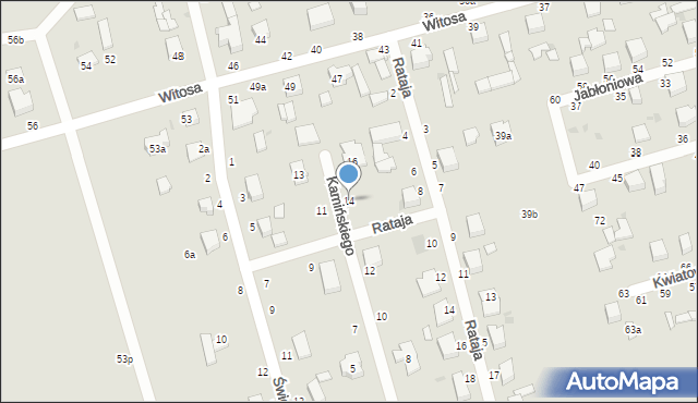 Zgierz, Kamińskiego Franciszka, gen., 14, mapa Zgierz