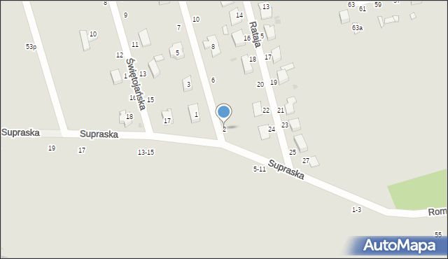 Zgierz, Kamińskiego Franciszka, gen., 2, mapa Zgierz