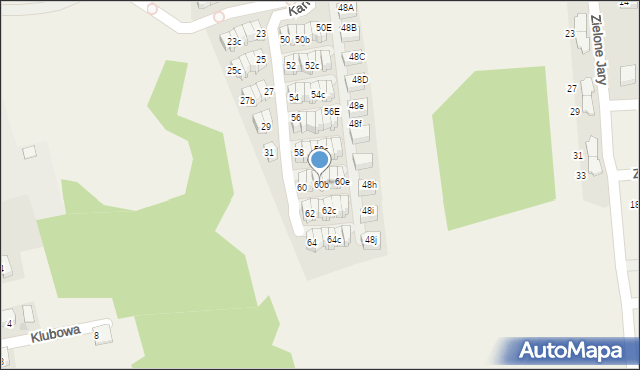Zielonki, Kanadyjska, 60b, mapa Zielonki