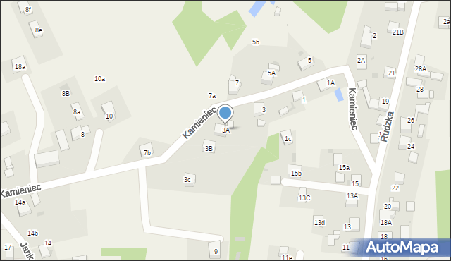 Zwonowice, Kamieniec, 3A, mapa Zwonowice