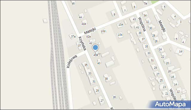 Damasławek, Kcyńska, 40a, mapa Damasławek