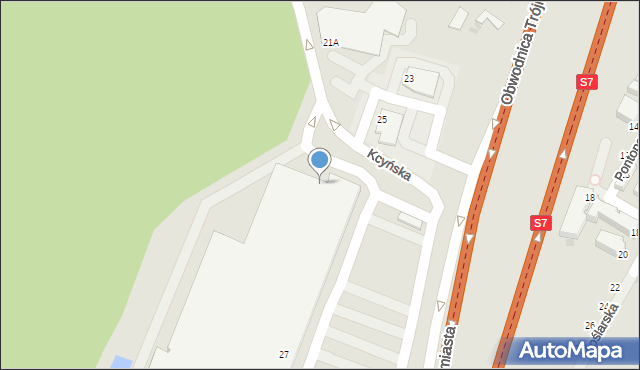 Gdynia, Kcyńska, 31, mapa Gdyni