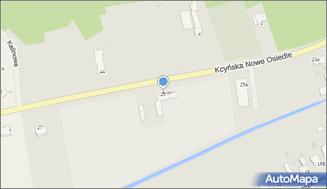Szubin, Kcyńska Nowe Osiedle, 25, mapa Szubin