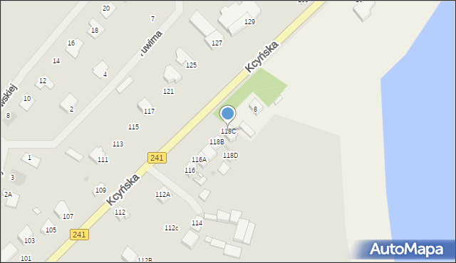 Wągrowiec, Kcyńska, 118C, mapa Wągrowiec