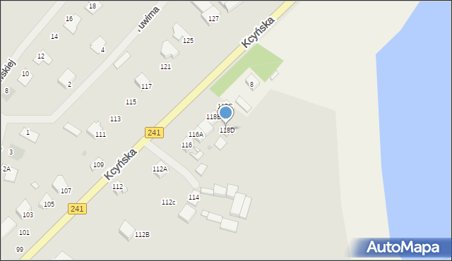 Wągrowiec, Kcyńska, 118D, mapa Wągrowiec