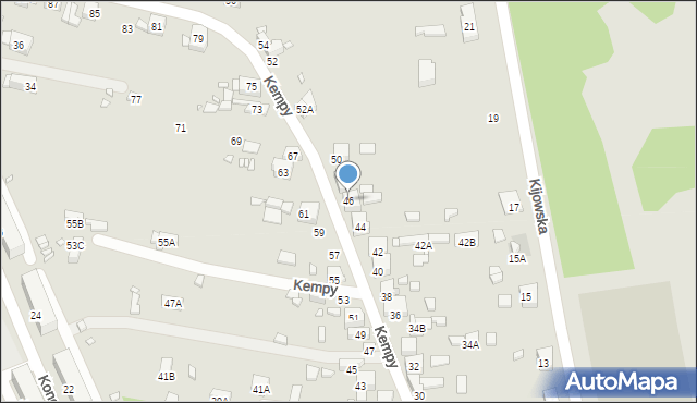 Będzin, Kempy Stanisława, 46, mapa Będzin