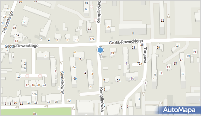 Bełchatów, Kempfinówka, 7, mapa Bełchatów