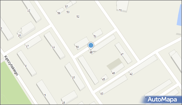 Bemowo Piskie, Kętrzyńskiego Wojciecha, 48, mapa Bemowo Piskie