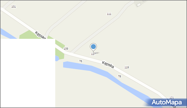 Białobrzegi, Kępska, 117, mapa Białobrzegi