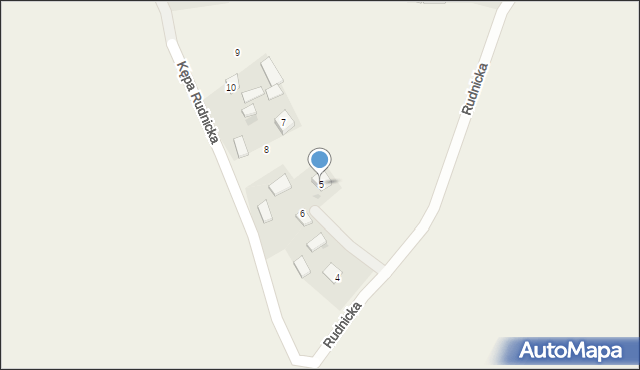 Bieliniec, Kępa Rudnicka, 5, mapa Bieliniec