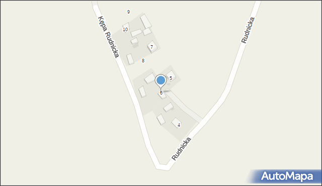 Bieliniec, Kępa Rudnicka, 6, mapa Bieliniec