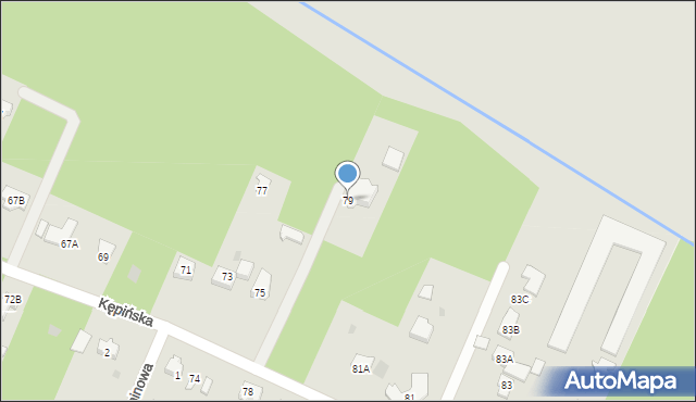 Brwinów, Kępińska, 79, mapa Brwinów