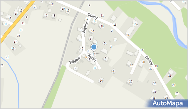 Cisiec, Kępki, 11, mapa Cisiec