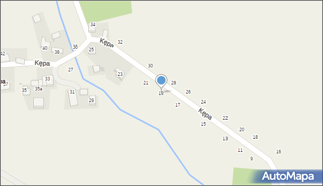 Czernichów, Kępa, 19, mapa Czernichów