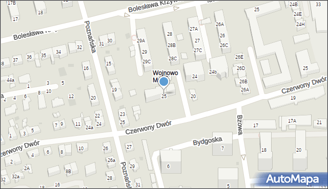 Gdańsk, Kętrzyńskiego Wojciecha, 25, mapa Gdańska