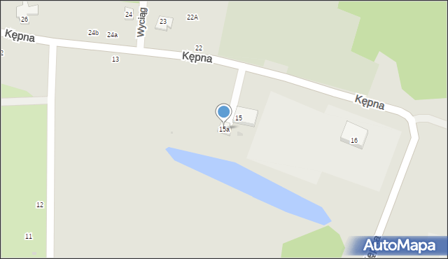 Gdańsk, Kępna, 15a, mapa Gdańska