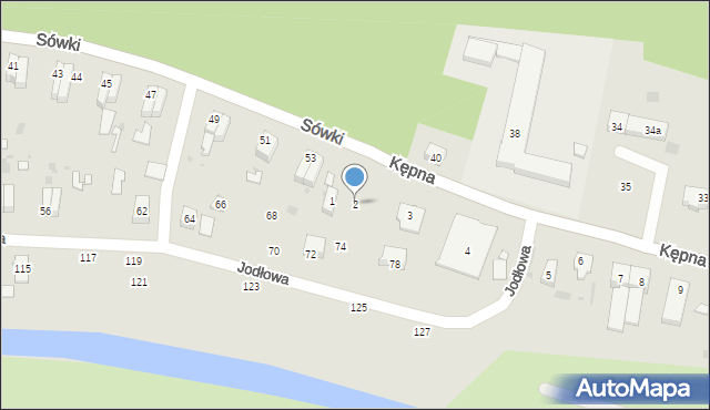 Gdańsk, Kępna, 2, mapa Gdańska