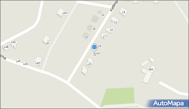 Gdynia, Ketlinga, 21, mapa Gdyni