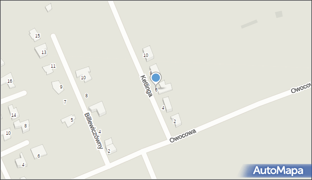 Gorzów Wielkopolski, Ketlinga, 6, mapa Gorzów Wielkopolski