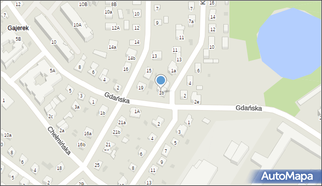 Iława, Kętrzyńska, 1b, mapa Iława