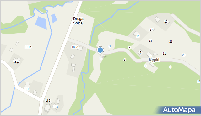 Izdebnik, Kępki, 2, mapa Izdebnik