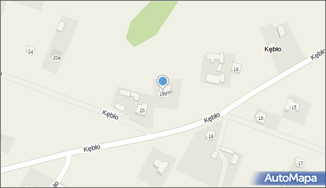Kębło, Kębło, 19d, mapa Kębło