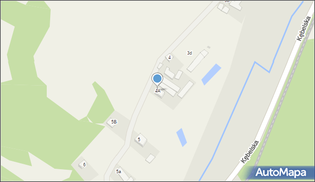Kębło, Kębło, 4A, mapa Kębło