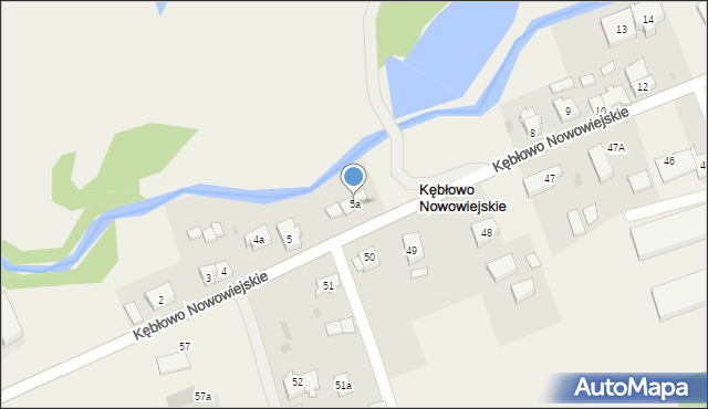 Kębłowo Nowowiejskie, Kębłowo Nowowiejskie, 5a, mapa Kębłowo Nowowiejskie