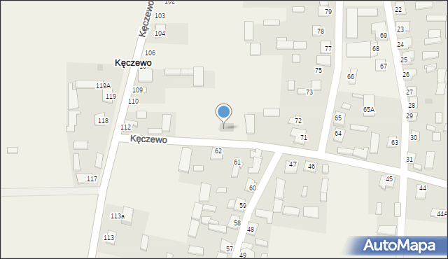 Kęczewo, Kęczewo, 112b, mapa Kęczewo