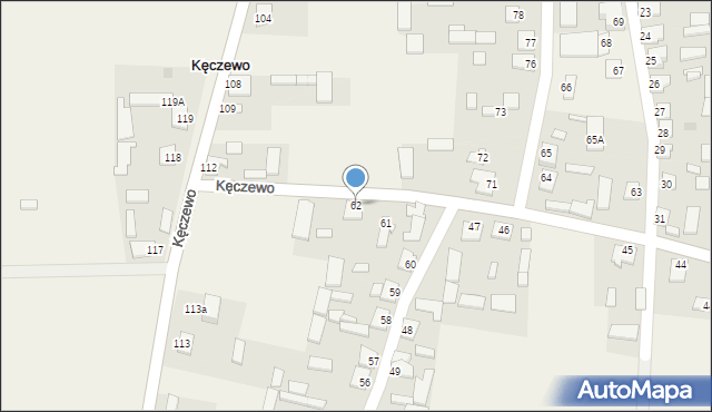 Kęczewo, Kęczewo, 62, mapa Kęczewo