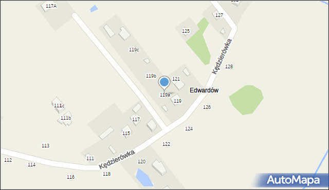 Kędzierówka, Kędzierówka, 119a, mapa Kędzierówka