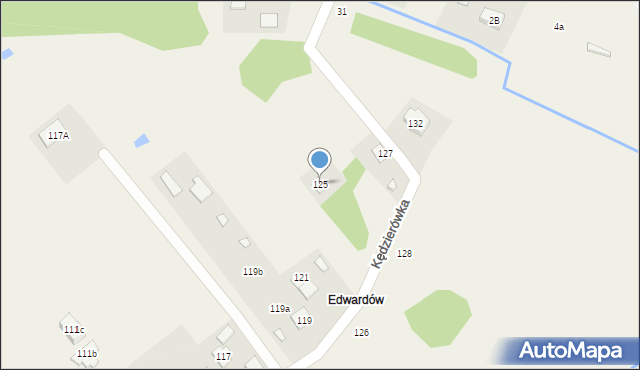 Kędzierówka, Kędzierówka, 125, mapa Kędzierówka