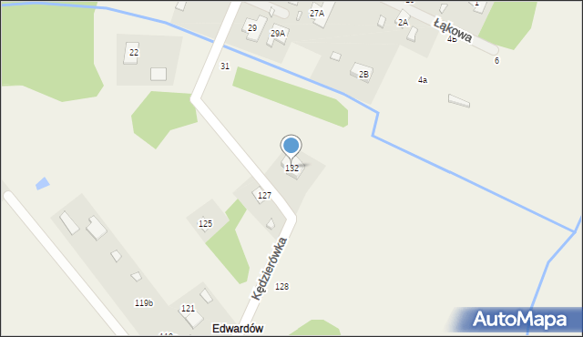 Kędzierówka, Kędzierówka, 132, mapa Kędzierówka