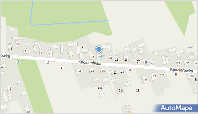 Kędzierówka, Kędzierówka, 19, mapa Kędzierówka