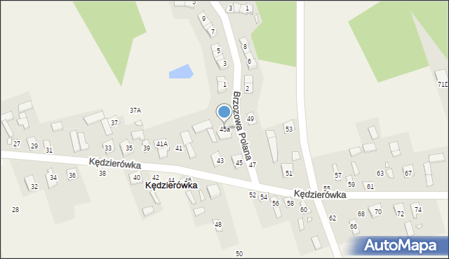 Kędzierówka, Kędzierówka, 45a, mapa Kędzierówka