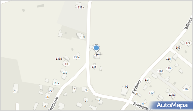Kędzierz, Kędzierz, 137, mapa Kędzierz