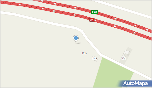 Kędzierz, Kędzierz, 151c, mapa Kędzierz