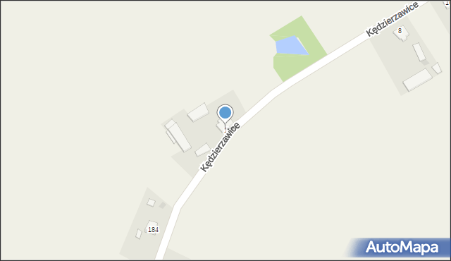 Kędzierzawice, Kędzierzawice, 1, mapa Kędzierzawice