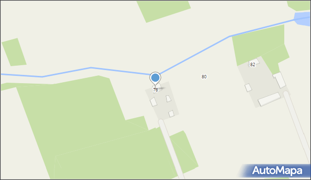 Kędzierzawice, Kędzierzawice, 78, mapa Kędzierzawice